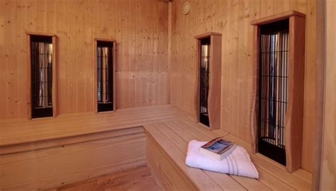 bedroom executive lodge  infrared sauna center parcs