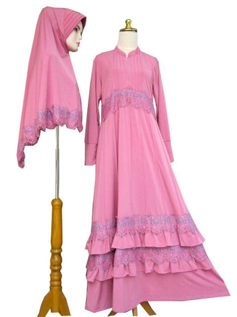 gamis set bahan jersey muslim dress dresses long dress