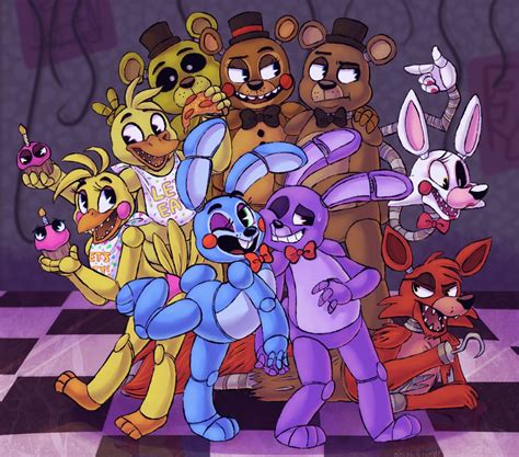 The Gang S All Here Five Nights At Freddy S Know Your Meme