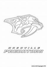 Nashville Predators Nhl Logo Coloring Pages Hockey Printable Sport Color Print Book Supercoloring Drawing Categories Silhouettes sketch template