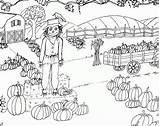 Printable Coloring Pumpkin Patch Pages Popular sketch template