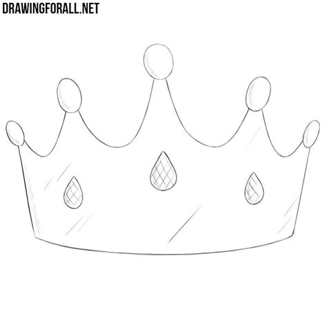 draw  princess crown