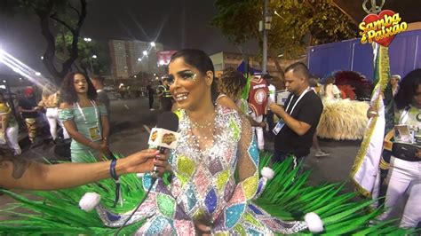 carnaval  entrevista rafaela porta bandeira imperatriz