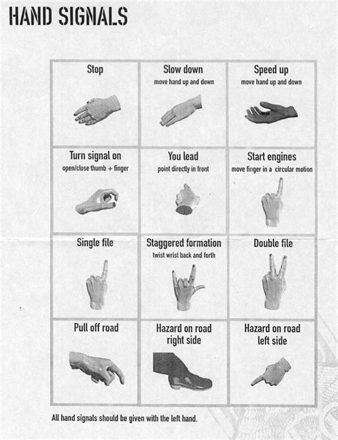 hand signals   meanings pictures  pin  pinterest pinsdaddy