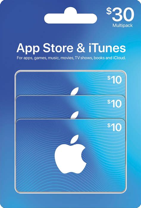 Best Buy Apple 30 App Store And Itunes T Cards Multipack Itunes Mp