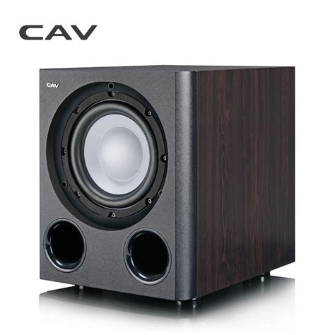 cav qbn subwoofer home theater  lighter type   powered subwoofers wood bass home