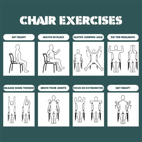 elderly senior chair exercises printable