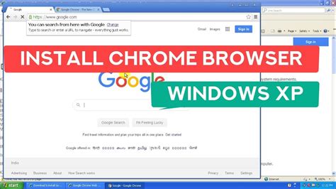 install chrome browser windows xp youtube