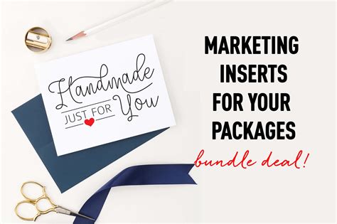 marketing inserts  packages  handmade mastermind