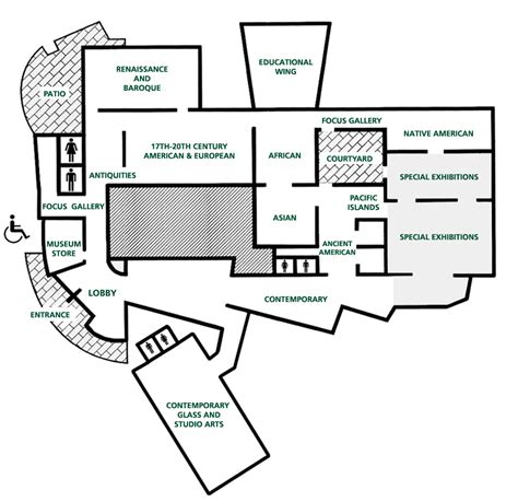 museum  modern art floor plan floorplansclick