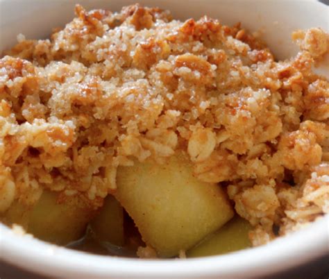 sugar  fat apple crumble lose baby weight