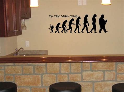 to the man cave vinyl wall decal 6 5x20 man cave