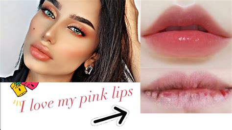 get soft pink lips naturally at home كيف تحويلن شفتيك من مشققة ورمادية