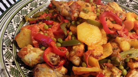 ellouisa marokkaanse kipovenschotel met groenten