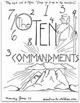 Commandments Coloring Pages Ten Bible Drawing Kids Children Pdf Booklet Printables Ministry Paintingvalley Template Drawings sketch template