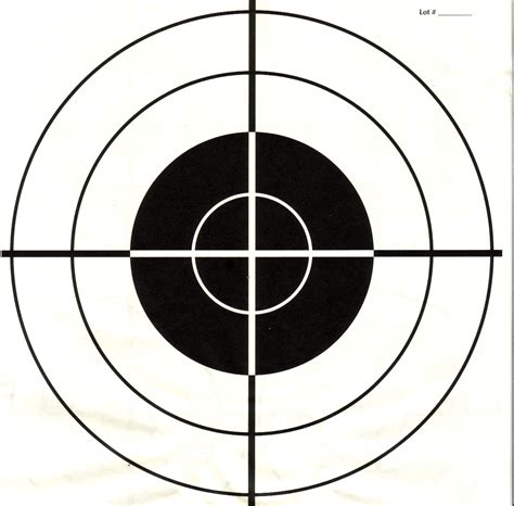 pistol targets printable