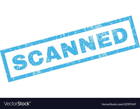 scanned rubber stamp royalty  vector image