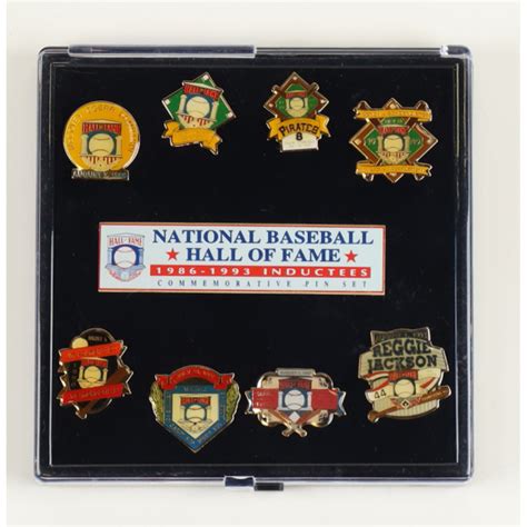 official national baseball hall  fame induction commemorative pin set