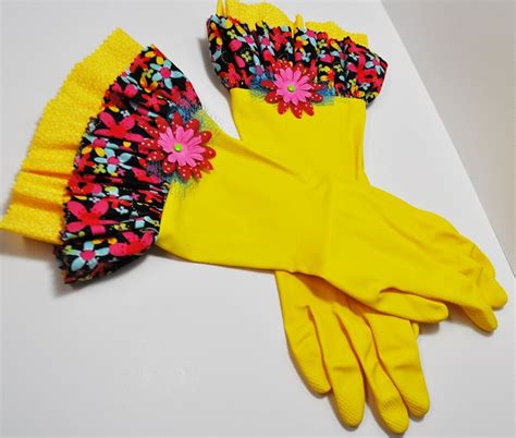 rubber gloves gloves diy sheet  crafts
