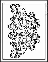 Coloring Gaelic Colorwithfuzzy Knots sketch template