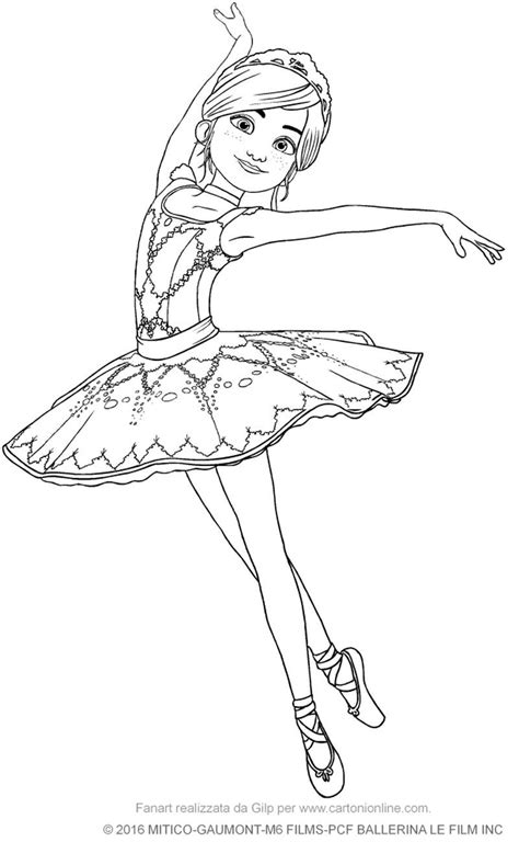disney printable ballerina coloring pages