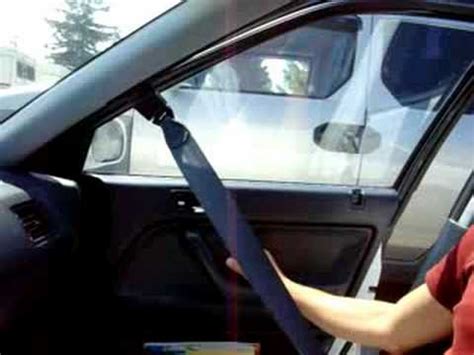 automatic seat belt youtube