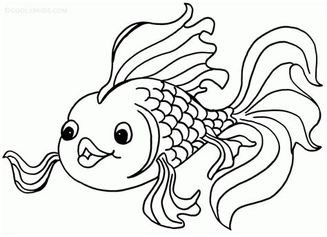 goldfish coloring pages coloring home