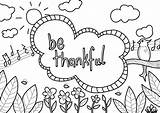 Thankful sketch template