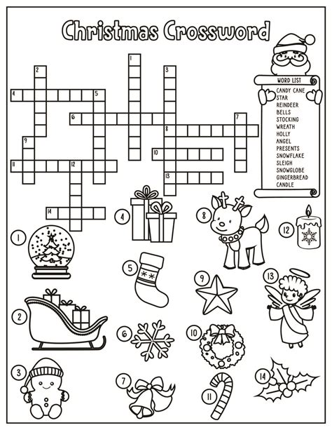 christmas activity pages printable