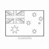 Flag Flags Coloring Australian Australia Printable Colornimbus Pages Kids Sheets Brighthub sketch template
