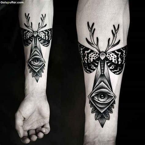 amazing 3d eye and bug tattoo on forearm