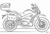 Moto Polizia Stampare Disegnare sketch template