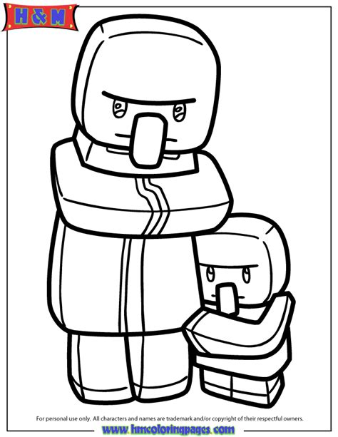 minecraft zombie pigman coloring pages coloring home