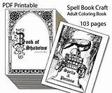 Shadows Wiccan sketch template
