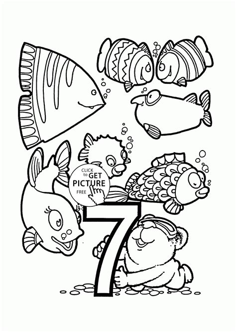 number  coloring pages  preschoolers counting numbers printables