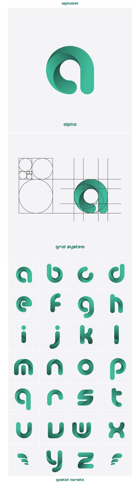 alphabet graphic design logo logotype design typography design
