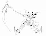 Gundam Deathscythe Gunzcon 01d Xxxg sketch template