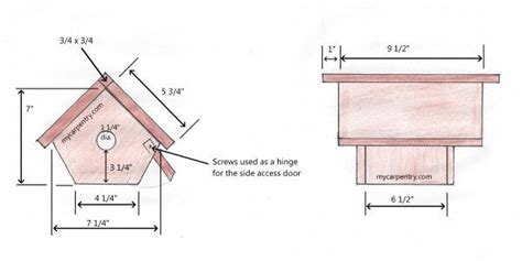 lovely wren bird house plans  home plans design