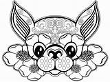 Coloring Pages Mandala Dog Printable Fall Color Getcolorings sketch template
