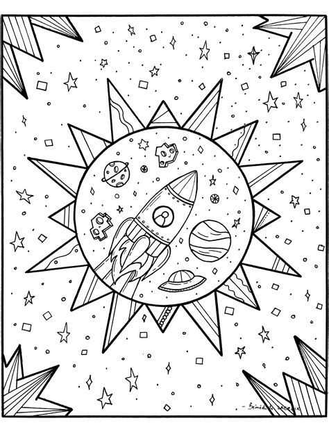 printable space coloring pages      link
