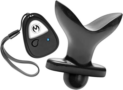 master series black ass anchor remote control vibrating anal plug