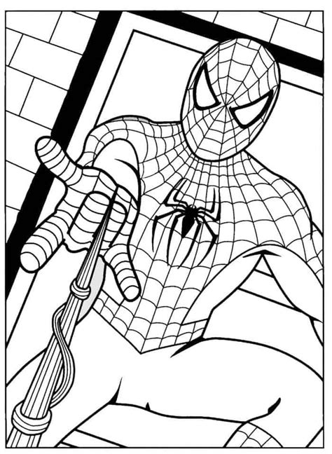 spiderman printable coloring pages spiderman coloring superhero