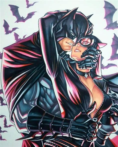 Batman And Catwoman By Thony Silas Batman And Catwoman