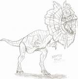Coloring Pages Dinosaur Dilophosaurus Drawing Kids Jurassic Park Sketch Choose Board Pachycephalosaurus Sheets Homework sketch template