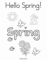 Coloring April Showers Bring Flowers Spring Pages Hello First Printable Color Print Noodle Getcolorings Twisty sketch template