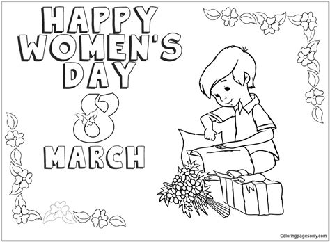 happy international womens day coloring pages womens day coloring