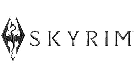 skyrim logo  symbol meaning history png brand