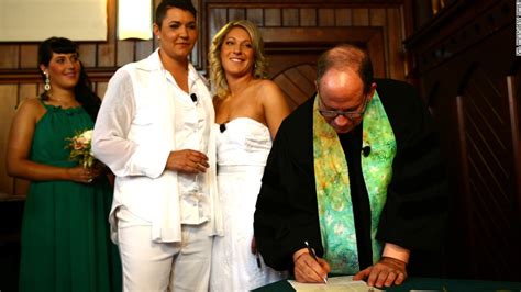 in new zealand first same sex couples tie the knot cnn