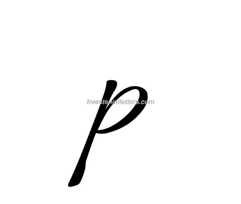 small cursive p  printable cursive alphabet