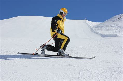 telemark skiing telemark adults swiss ski sports school samnaun